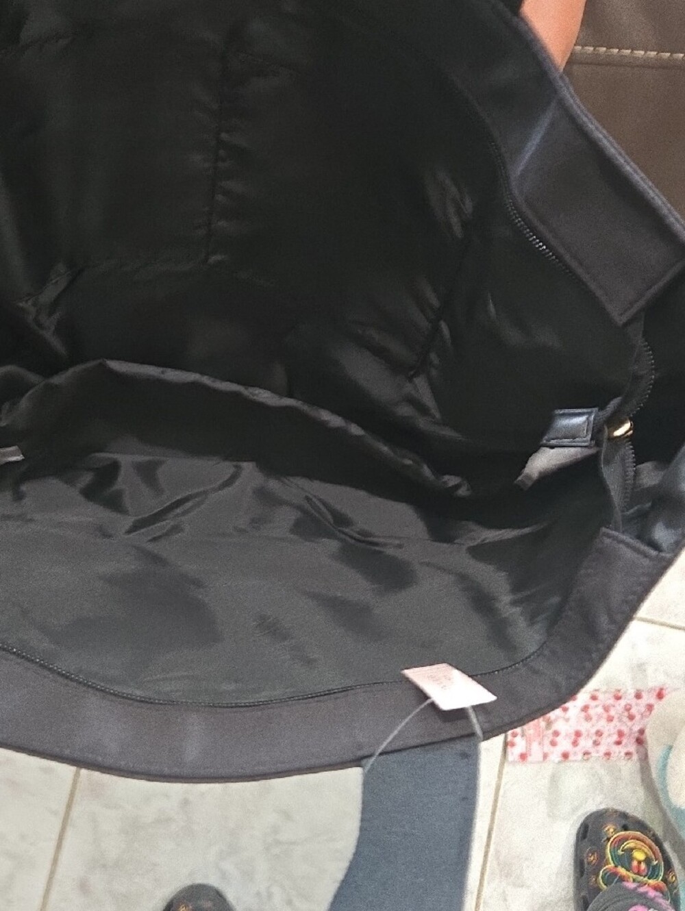 Victoria's Secret Black Tote with Gold Wing Stud Design - Picture 8 of 10